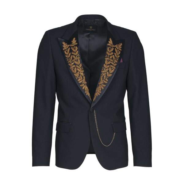 JACKET EMBROIDERED COLLAR