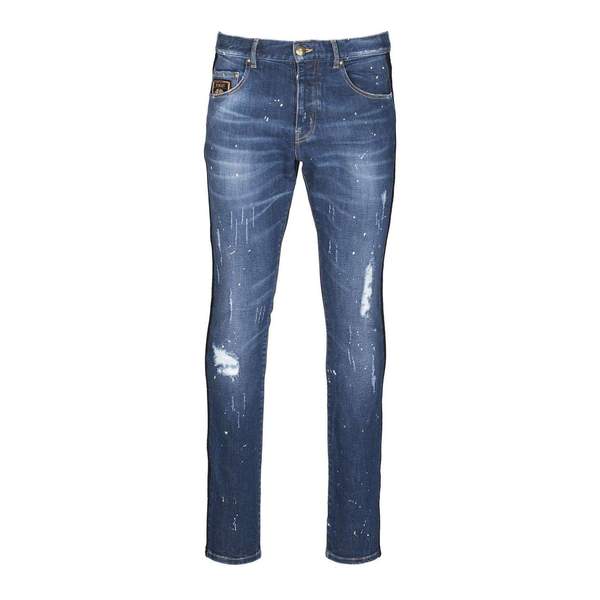 JEANS SLIM CUT WITH BAND ON THE SIDE